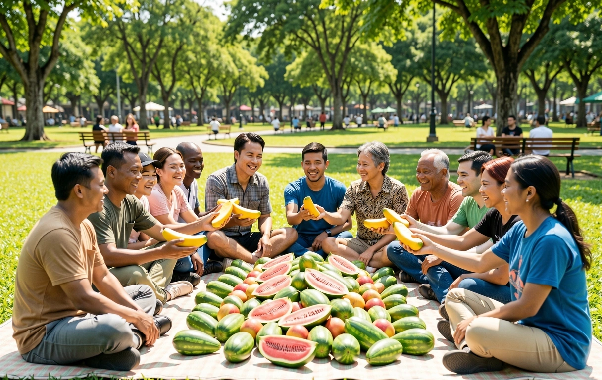 Komuniti Malaysia berkongsi makanan sihat
